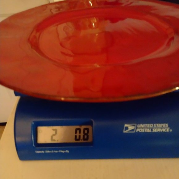 2nd. 2 Beautiful red ceramic dinner plates (12 plates total). Made in Italy - Picture 14 of 14